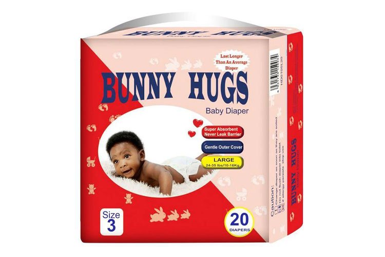 Baby diapers large store size